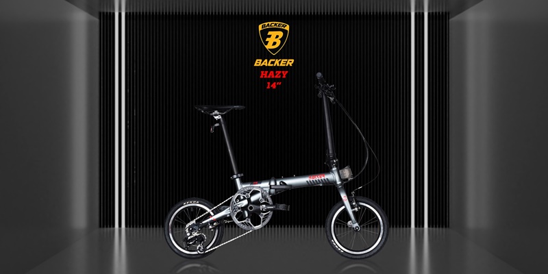 จักรยานพับ BACKER HAZY เฟรมอลู Sensah MX9 3 Speed 2021
