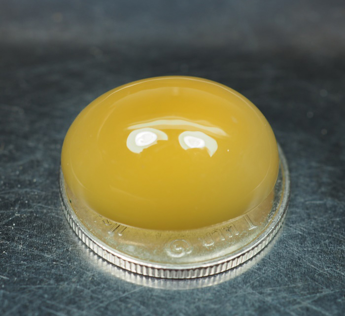 คาลซิโดนีสีเหลือง(Yellow Chalcedony) 15.52 กะรัต