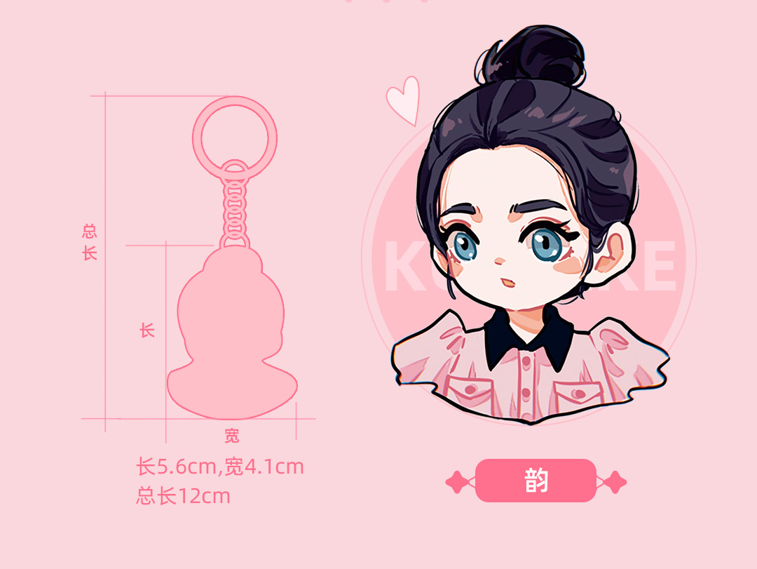 พวงกุญแจ จากซีรี่ย์ ไฟแช็กกับชุดเจ้าหญิง (Official Goods)