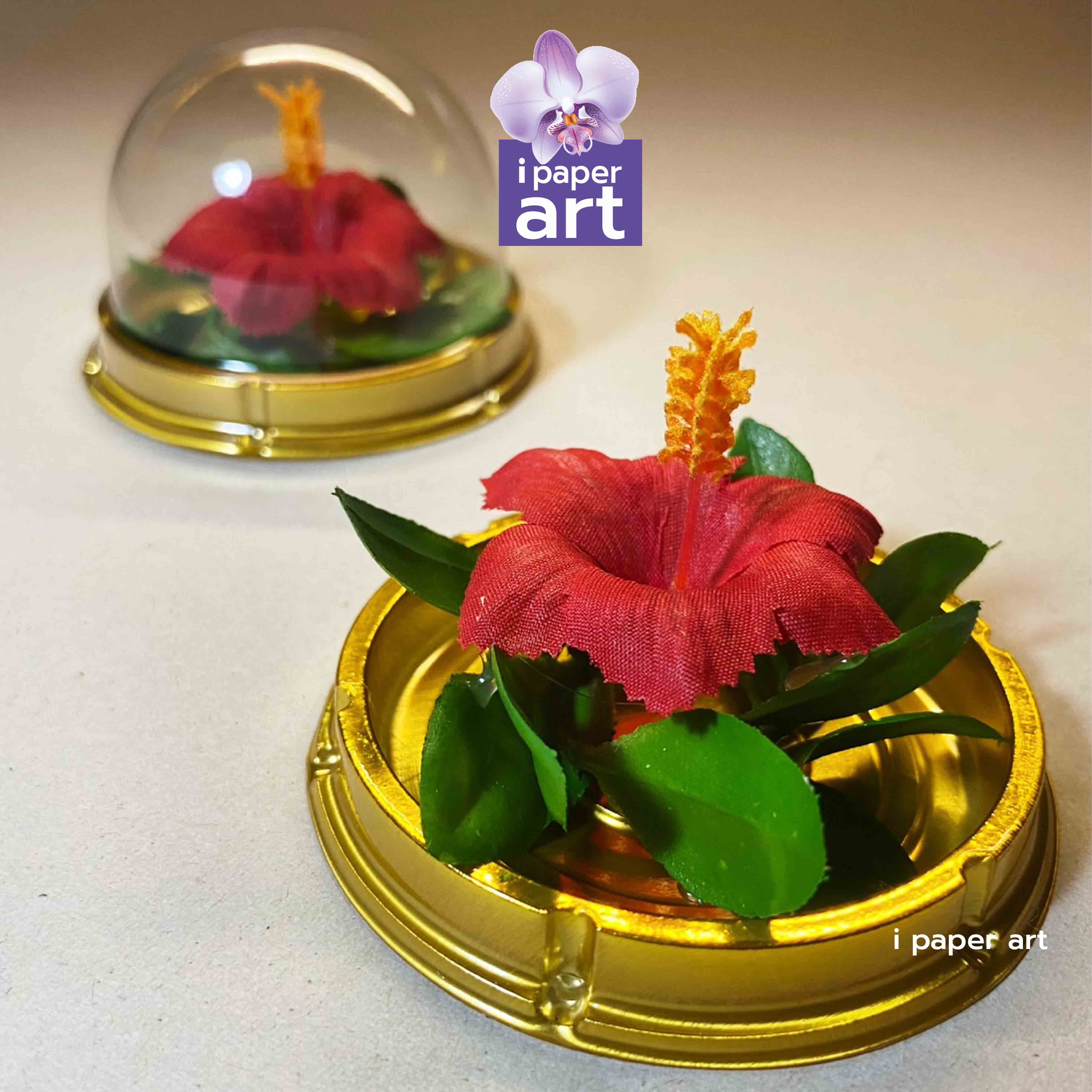 ดอกไม้จัดหิ้งพระ โดมจิ๋วเปิดได้ | ไหว้พระ และเทพทุกพระองค์ เหมาะจัดหิ้งเล็ก