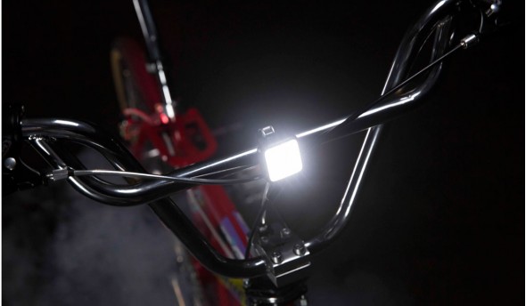 KNOG ไฟหน้าไบเดอร์ม๊อบคิตกริ๊ด BLINDER MOB KID GRID, 16 หลอด, ขอบดำ/เลนซ์ขาว,ขอบแดงเลนส์ขาว