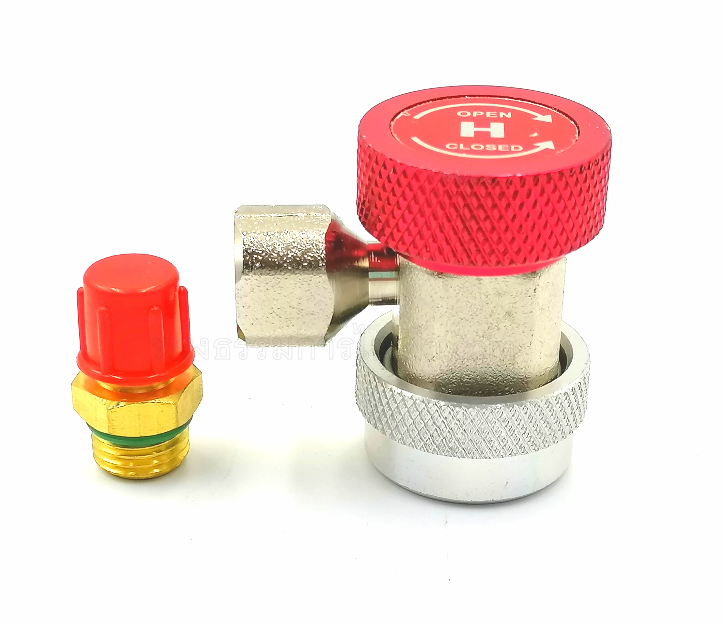 หัวเติมน้ำยาแอร์ R134a ด้าน High(แดง) #QC-19H