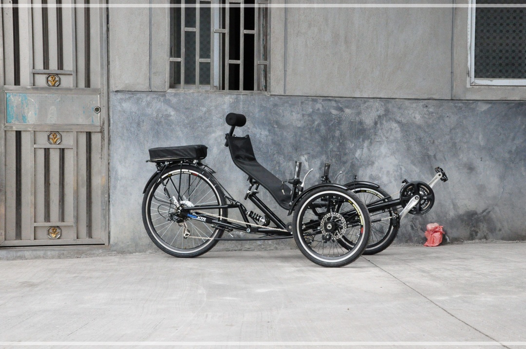 MOTRIKE Recumbent ELECTRIC Bicycle Trikes BIKE, 3*7speeds, Seat Folding 3 wheel, M-009E 250w, MY2024