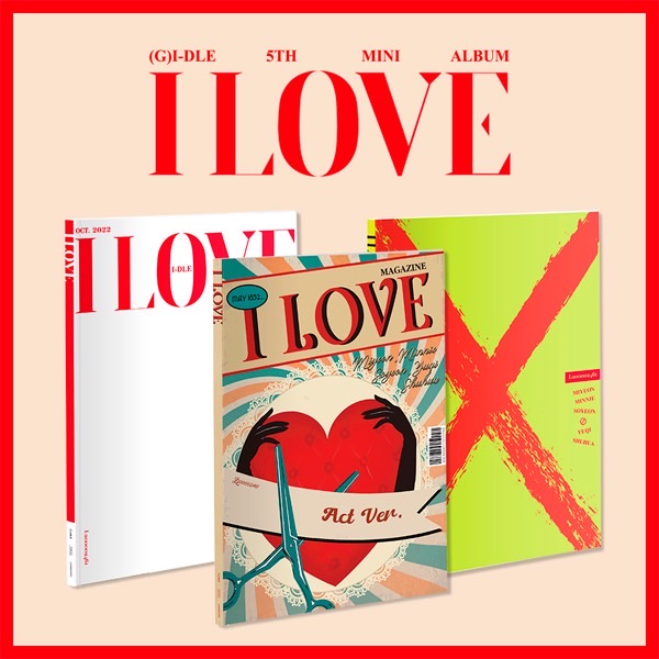 อัลบั้ม #(G)I-DLE - 5th Mini Album [I LOVE] (Random Ver.) + Poster. [Benefit Gif]- เข้าไทย 15/11/22 -