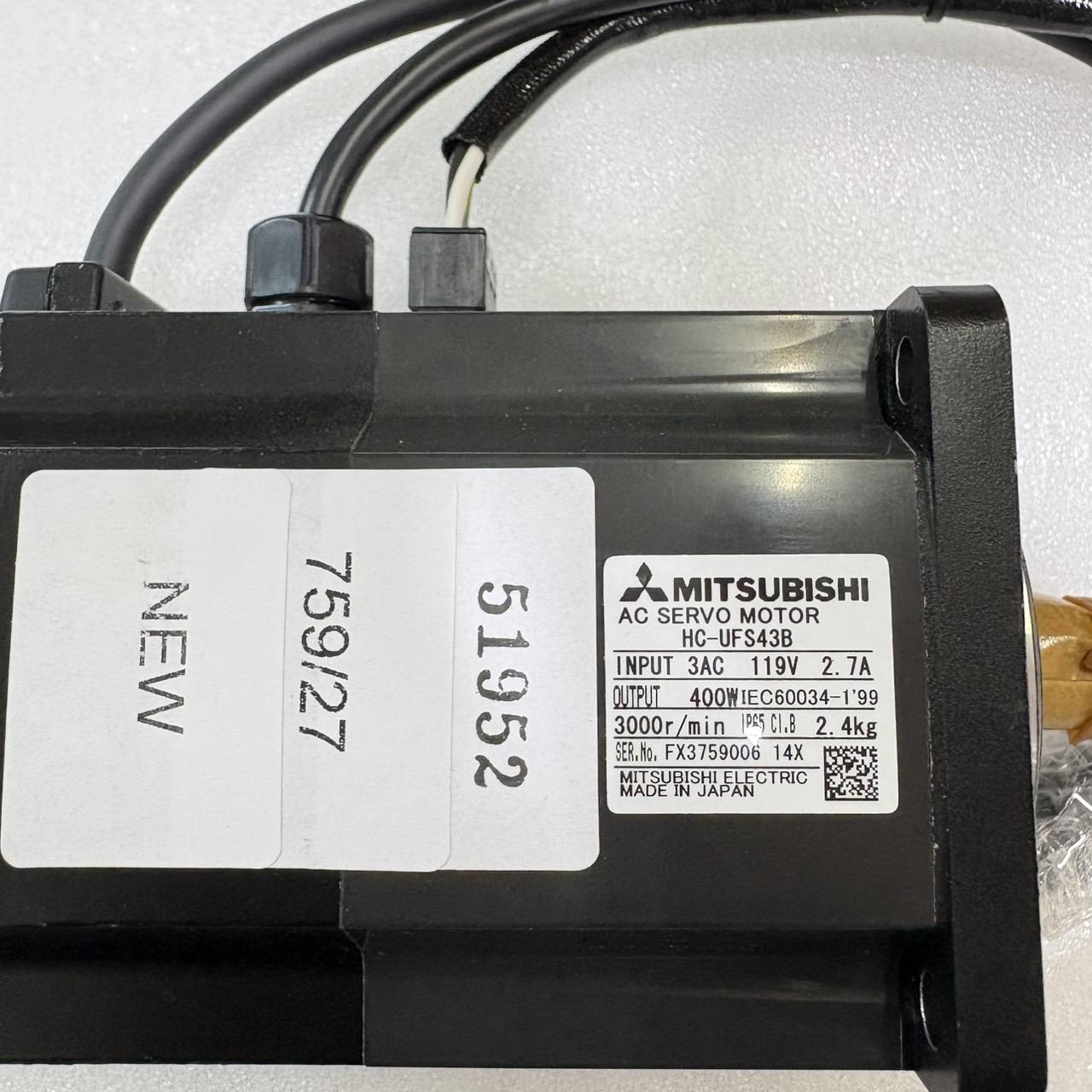 HC-UFS43B SERVO MOTOR “ MITSUBISHI ”
