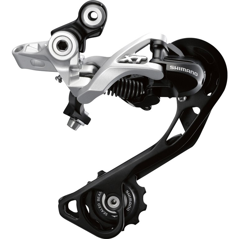 ตีนผีหลัง XT RD-M781-SGS, Shadow, 10-Speed, ขายาว (สีดำ หรือ เงิน)