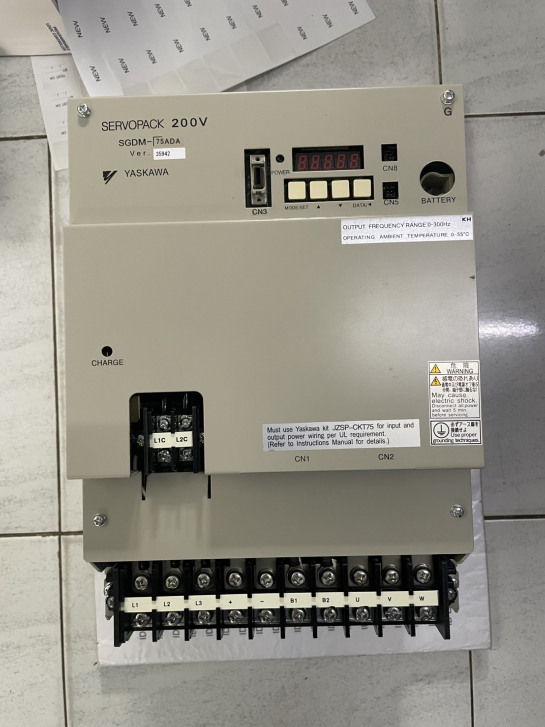 SGDM-75ADA SERVOPACK " YASKAWA "