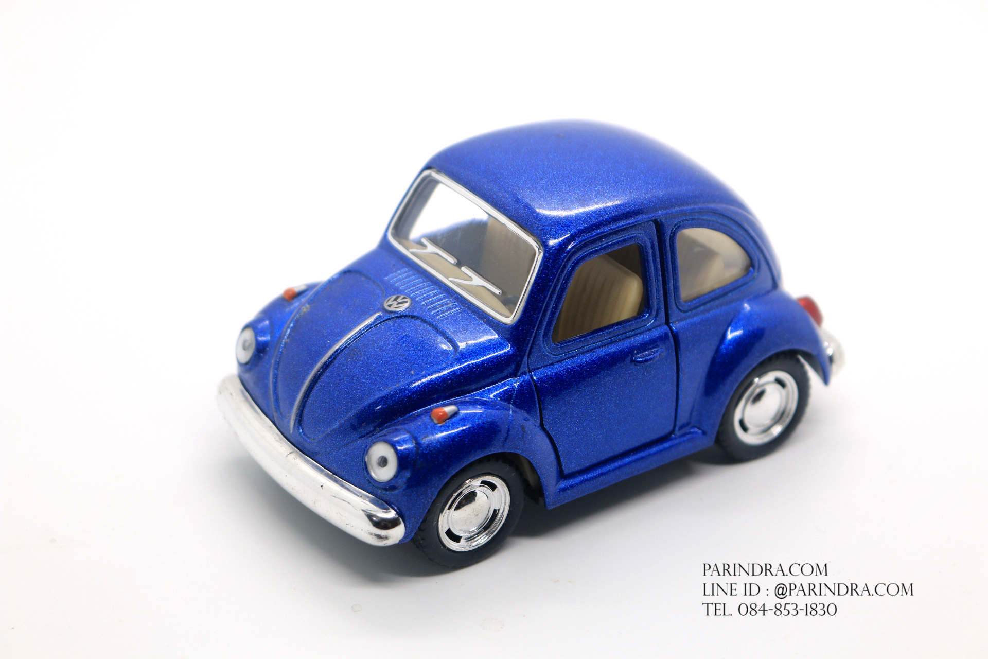 โมเดลรถเหล็ก รถเต่า Volkswagen 1967 ย่อส่วน Short Body สีน้ำเงิน