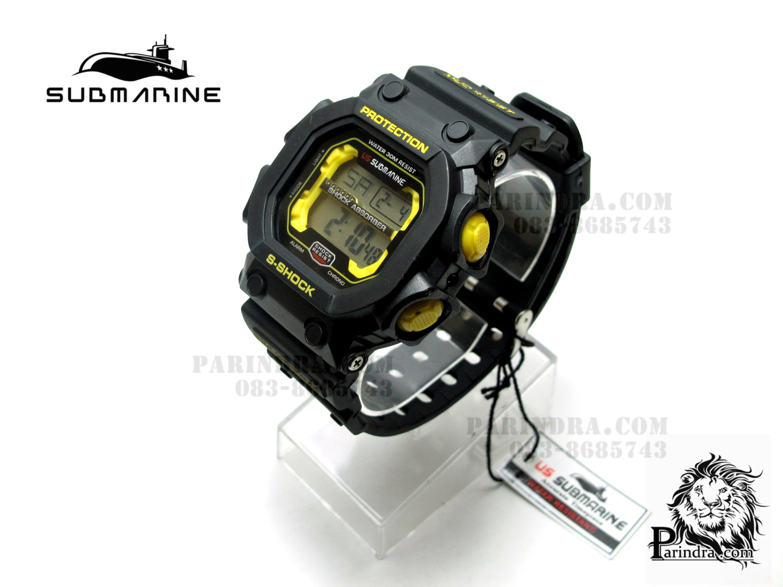 นาฬิกา US submarine รุ่น TP1280M สีดำ-เหลือง คล้ายรุ่น King G-shock