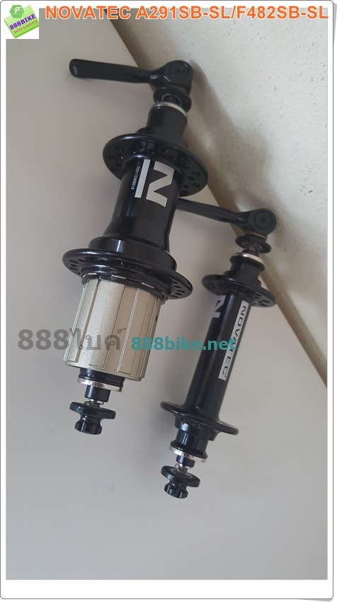 ดุมเสือหมอบ NOVATEC A291SB-SL/F482SB-SL (หน้า+หลัง) หน้า20H,หลัง24H มีแหวนรอง