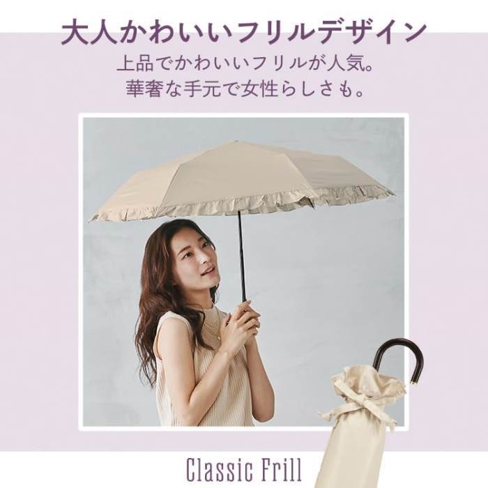 ร่ม Umbrella classic frill Folding (50 cm) Wpc. ©