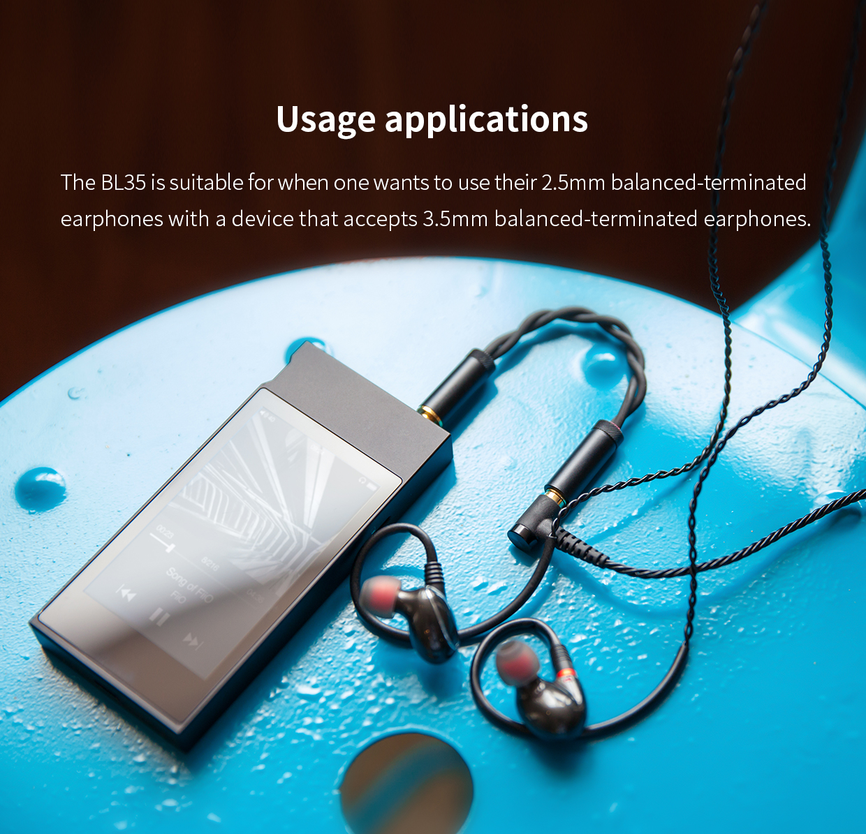 ขาย FiiO BL35 สายแปลง Balanced 2.5mm เป็น 3.5mm