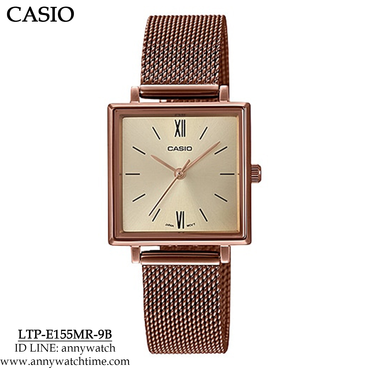 CASIO LTP-E155MR-9B