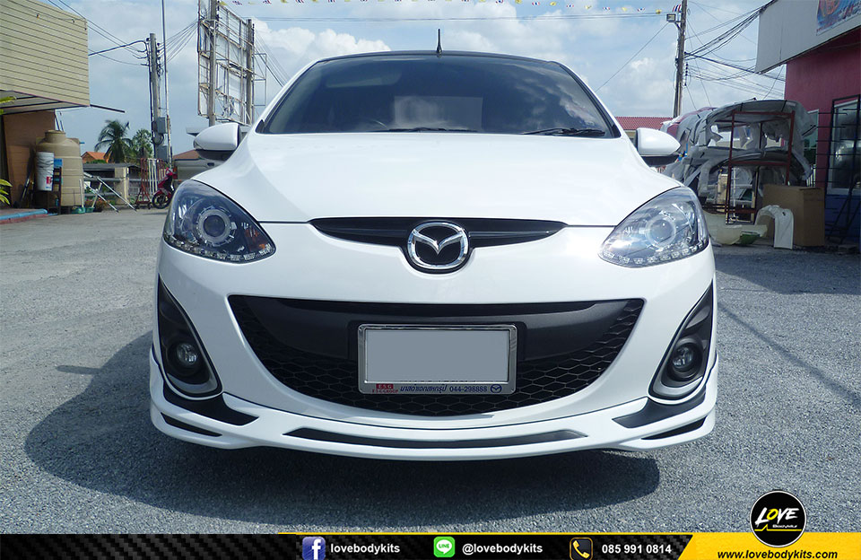 สเกิร์ตหน้า MAZDA 2 LIMITED EDITION : 20111-2014 / 4 ประตู