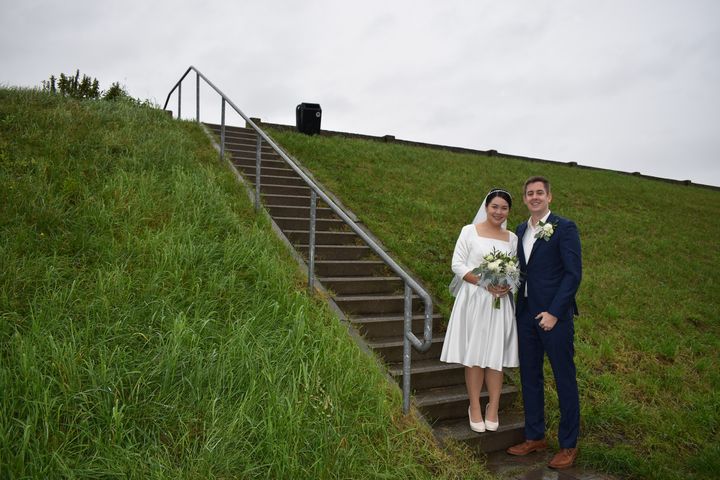 พร้อมส่ง ชุดแต่งงาน มินิมอล ชุดหมั้น