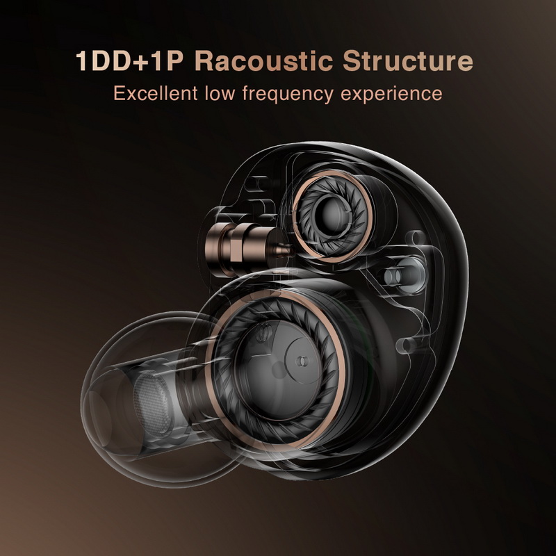 ++SIMGOT EA2000++ หูฟัง Hybrid 2 ไดรเวอร์ 1DD+1PR รองรับ Hi-Res ประกันศูนย์ไทย