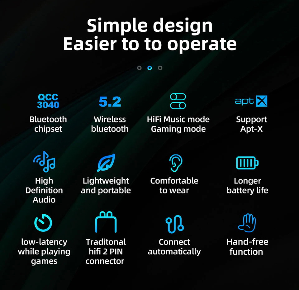 ขาย CCA BTX ตัวแปลงหูฟัง ขั้ว 2พิน 0.75 ให้รองรับ Bluetooth 5.2 ประกันศูนย์ไทย