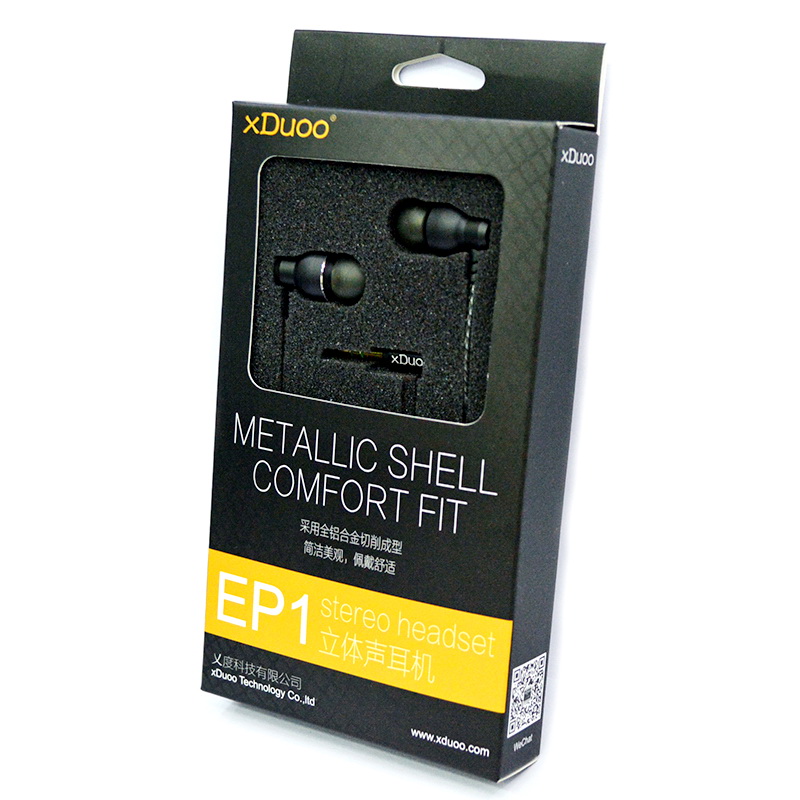 ขาย xDuoo EP1 หูฟัง IEM ตัวแรกของค่าย xDuoo บอดี้โลหะน้ำหนักเบา สายถัก OFC ระดับ 5N