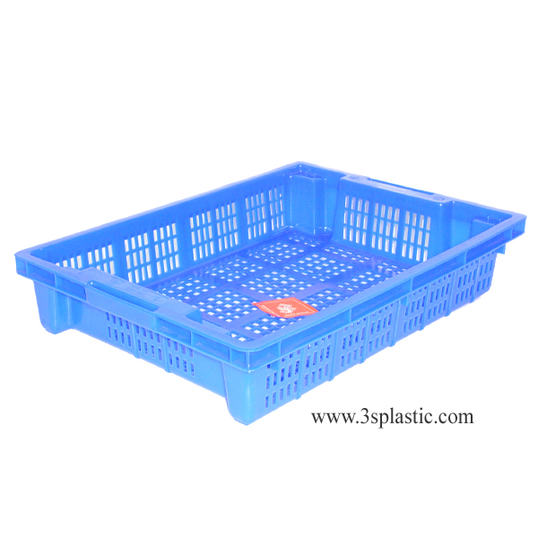 NO.407 ตะแกรงพลาติก Food grade (100ใบ+) HDPE 36.5 x 49 x 9.5