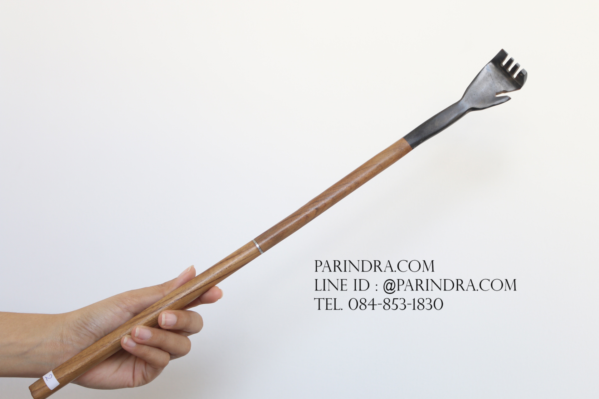 ไม้เกาหลังด้ามไม้ มือเกาทำจากเขาสัตว์ 002