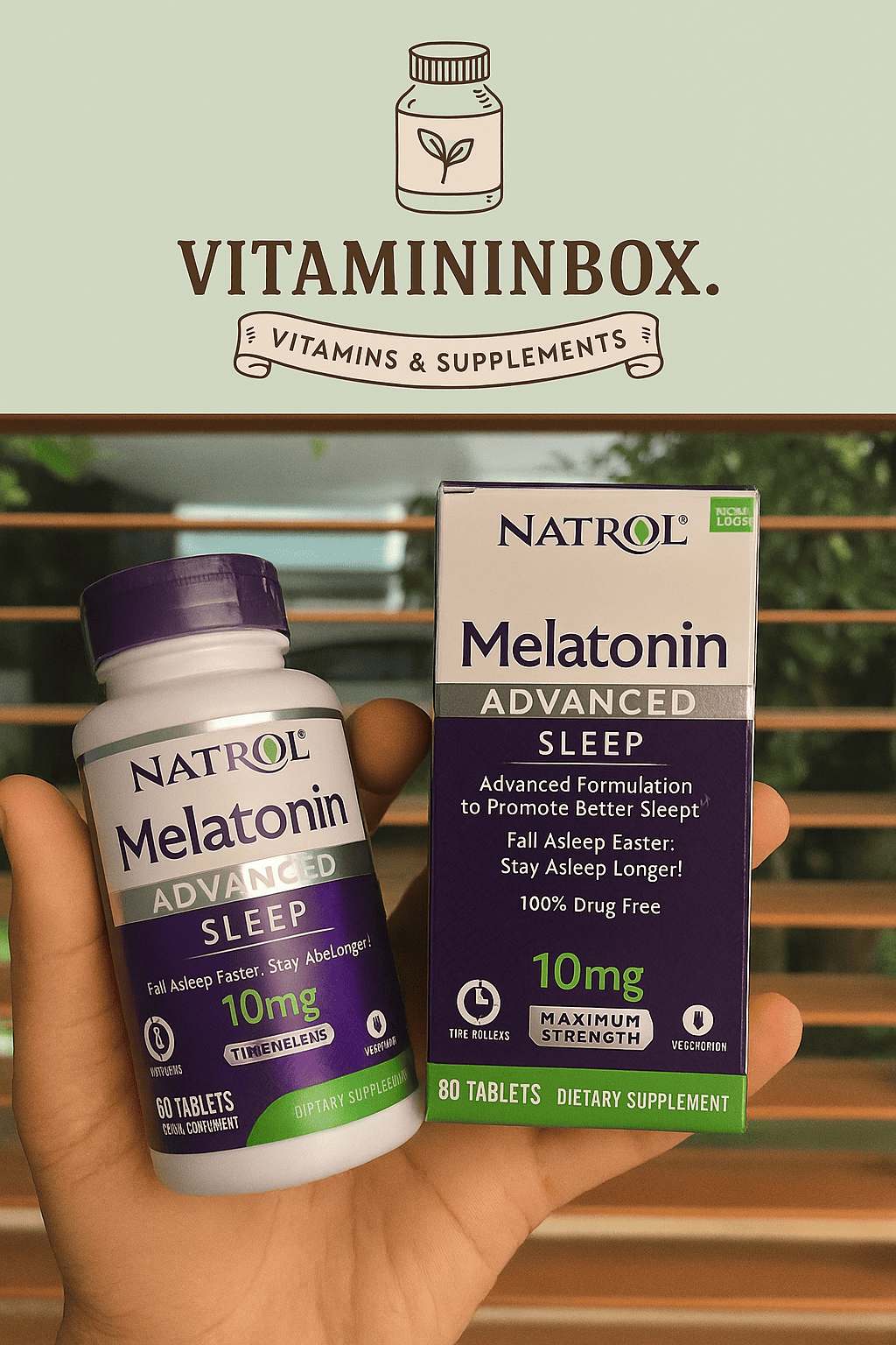 Natrol, Melatonin, Advanced Sleep, Time Release, 10 mg, 60 Tablets