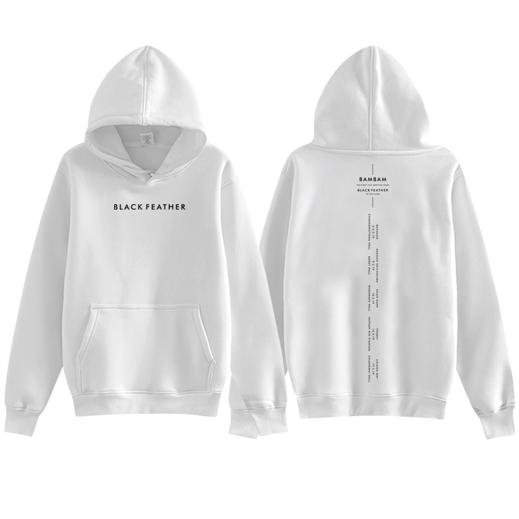 เสื้อฮู้ด (Hoodie) BAMBAM - BLACK FEATHER