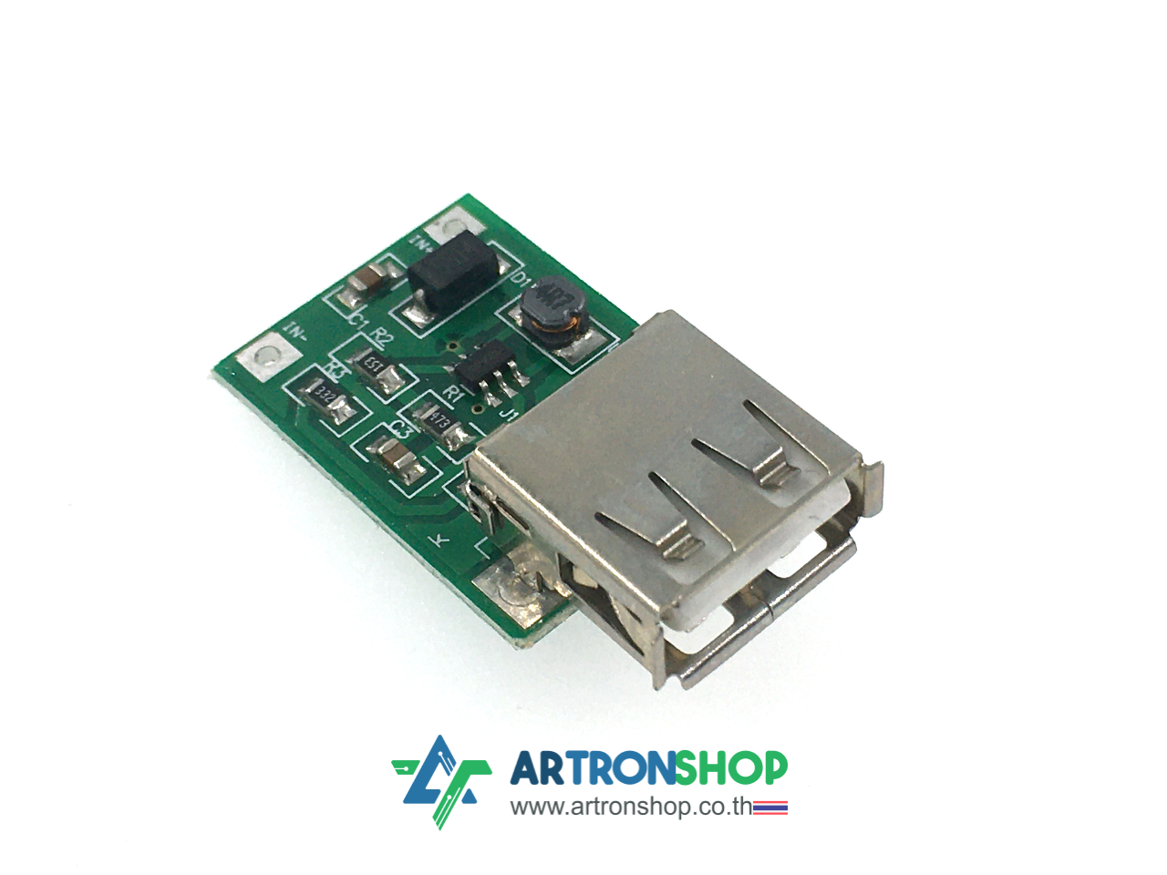Step up 0.9V - 5V to 5V USB Output Charger