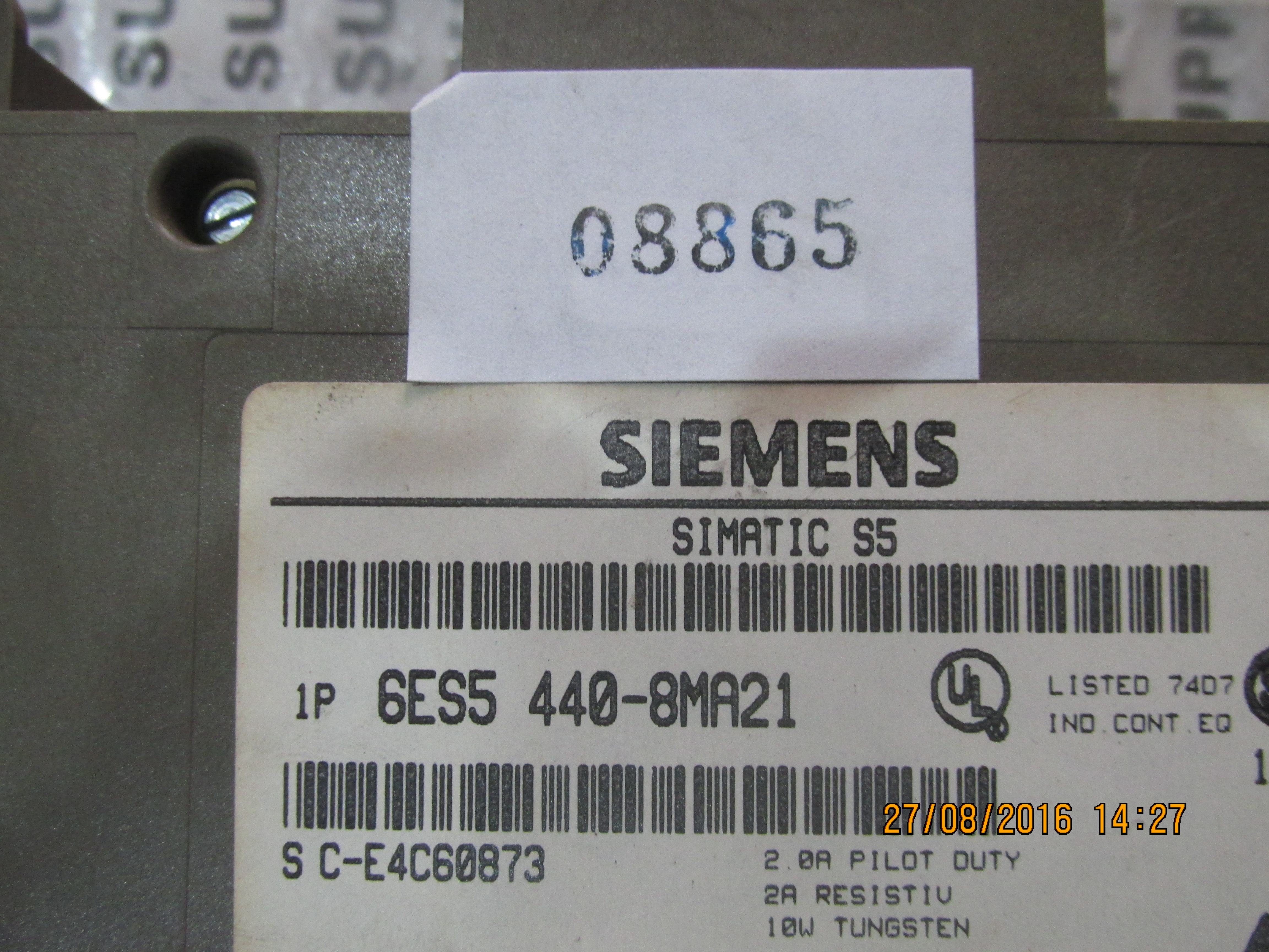PLC “ SIEMENS ” รุ่น 6ES5 440-8MA21