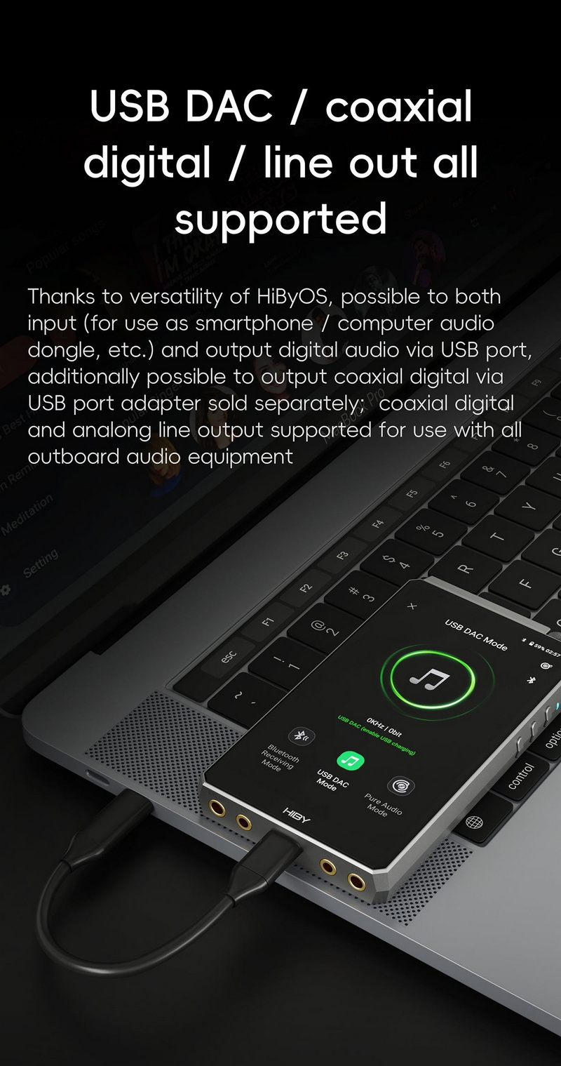 HiBy R6III 2025 DAP พกพาชิป CS43198 x4 สลับคลาสแอมป์ได้ รองรับ MQA ประกันศูนย์ไทย