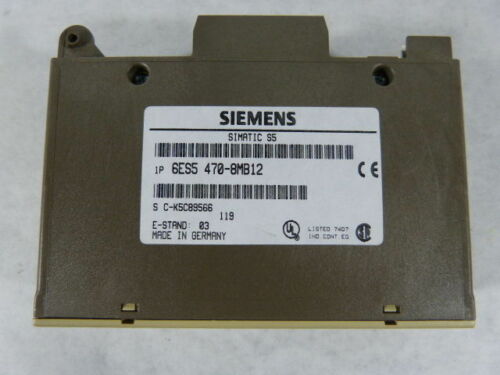 PLC " SIEMENS " รุ่น 6ES5 470-8MB12