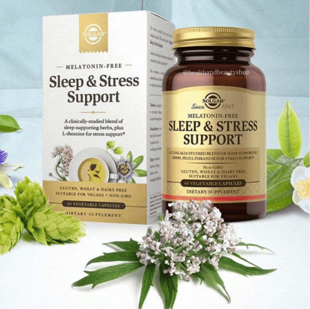 Solgar, Sleep & Stress Support 60 Vegetable Capsules