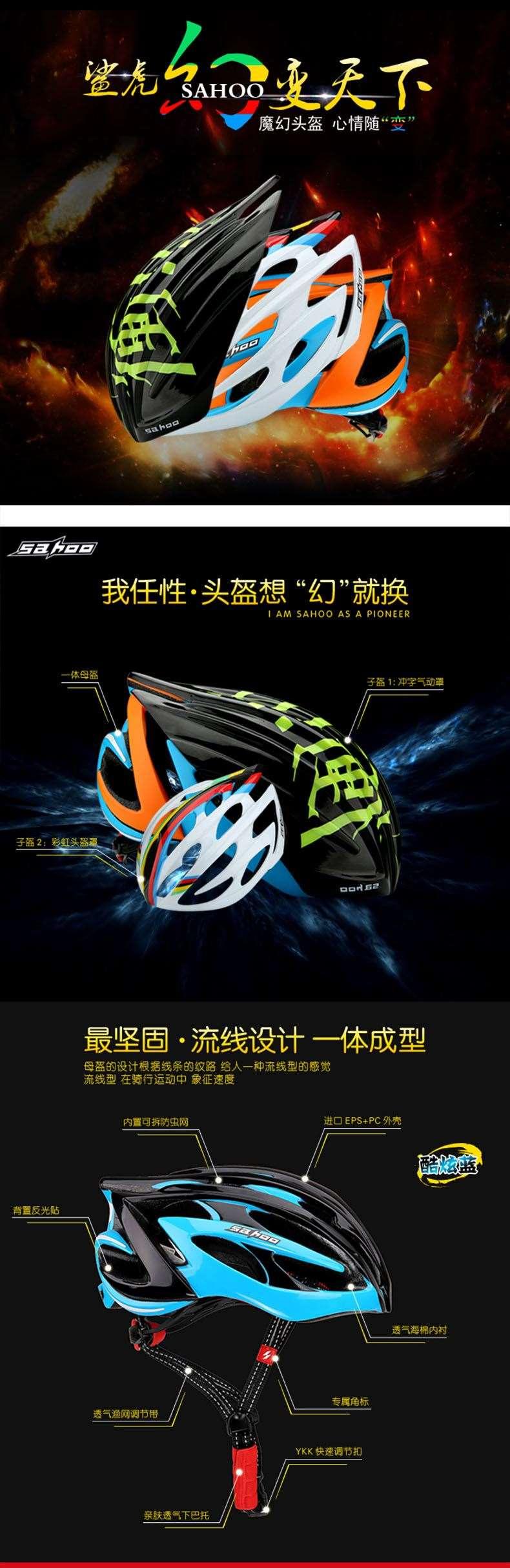 หมวกจักรยาน Roswheel สามารถถอดฝาครอบเปลี่ยนได้ งาน In-mold,91908