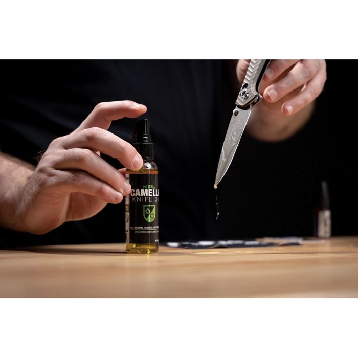 Knife Pivot Lube Camellia Kitchen Knife Oil ใช้ทาใบมีดกันสนิม