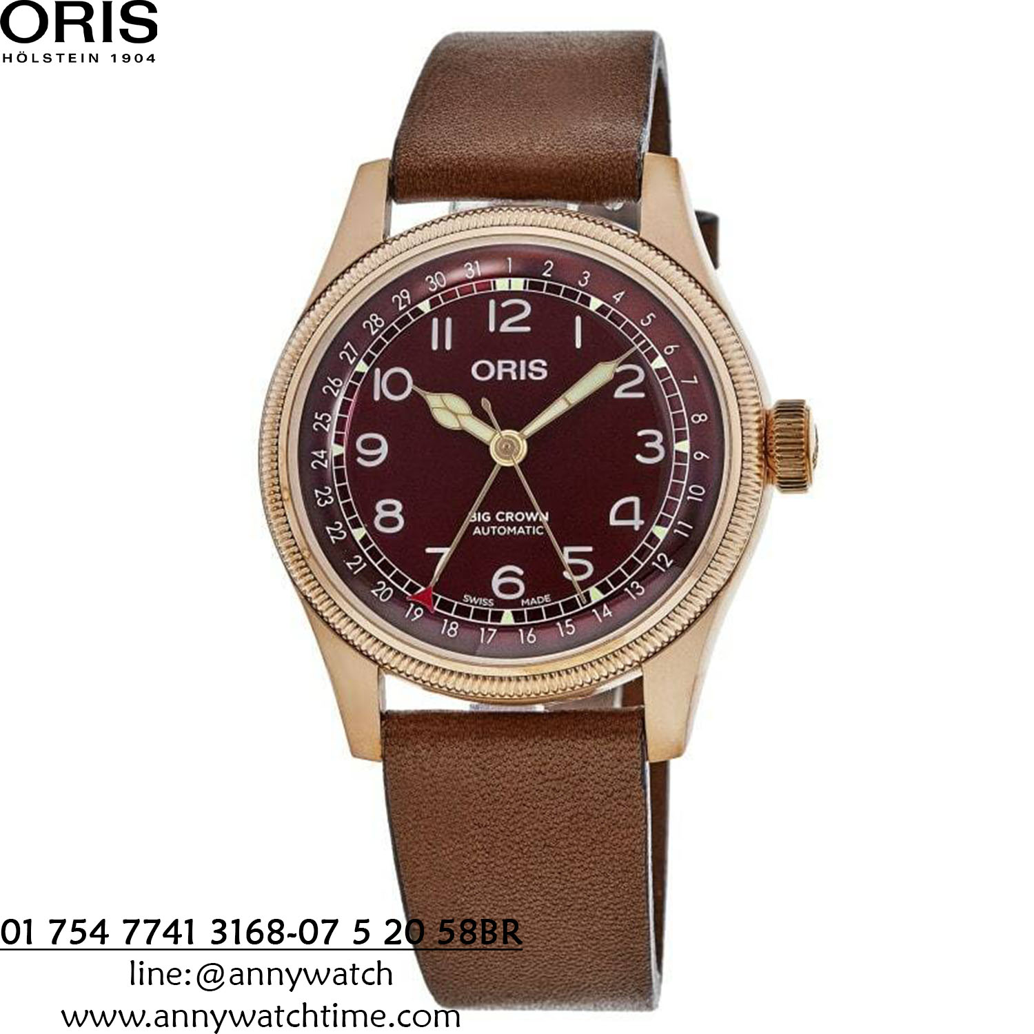 ORIS 01 754 7741 3168-07 5 20 58BR