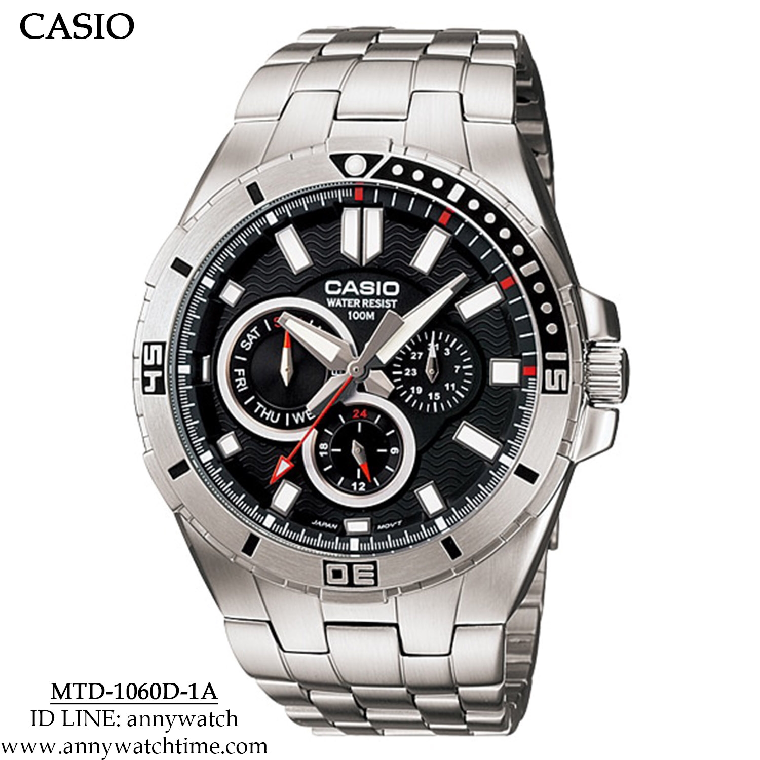 CASIO MTD-1060D-1A
