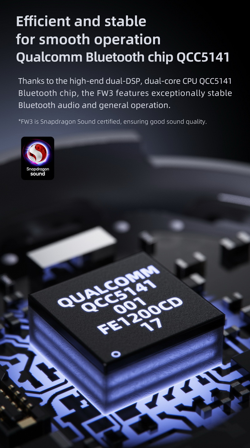 FiiO FW3 หูฟัง TWS พร้อมชิป DAC AK4332 ในตัว ประกันศูนย์ไทย