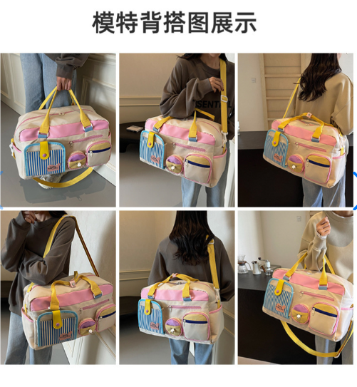 กระเป๋าเดินทางแบบหิ้วพร้อมสายสะพายข้าง รุ่น A-9919 ขนาด ก.47*ส.27*ก้น 22 ซม.