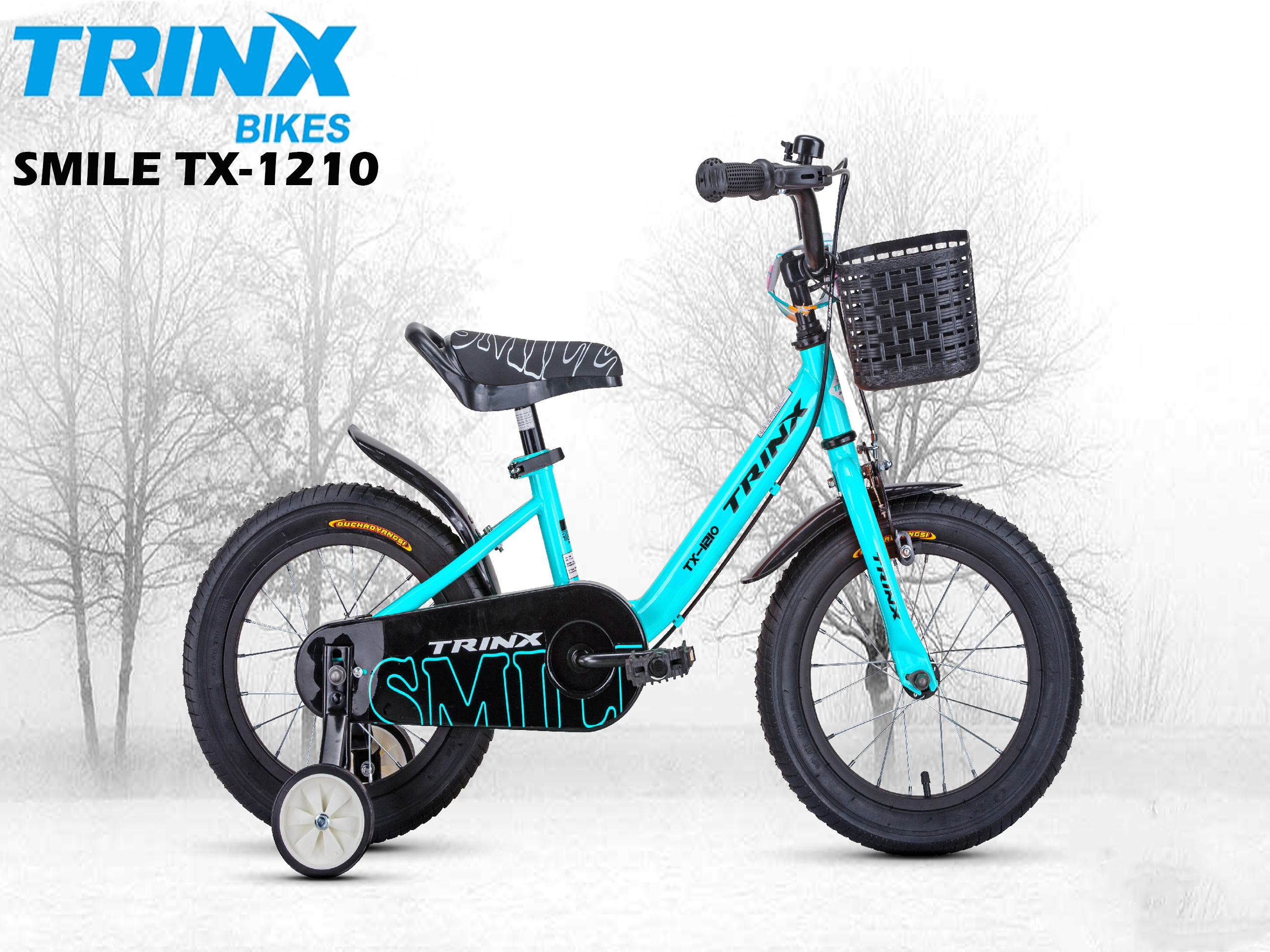 รถจักรยานเด็ก TRINX SMILE TX-1210 ล้อ12 นิ้ว เฟรมเหล็ก (ริมเบรค)
