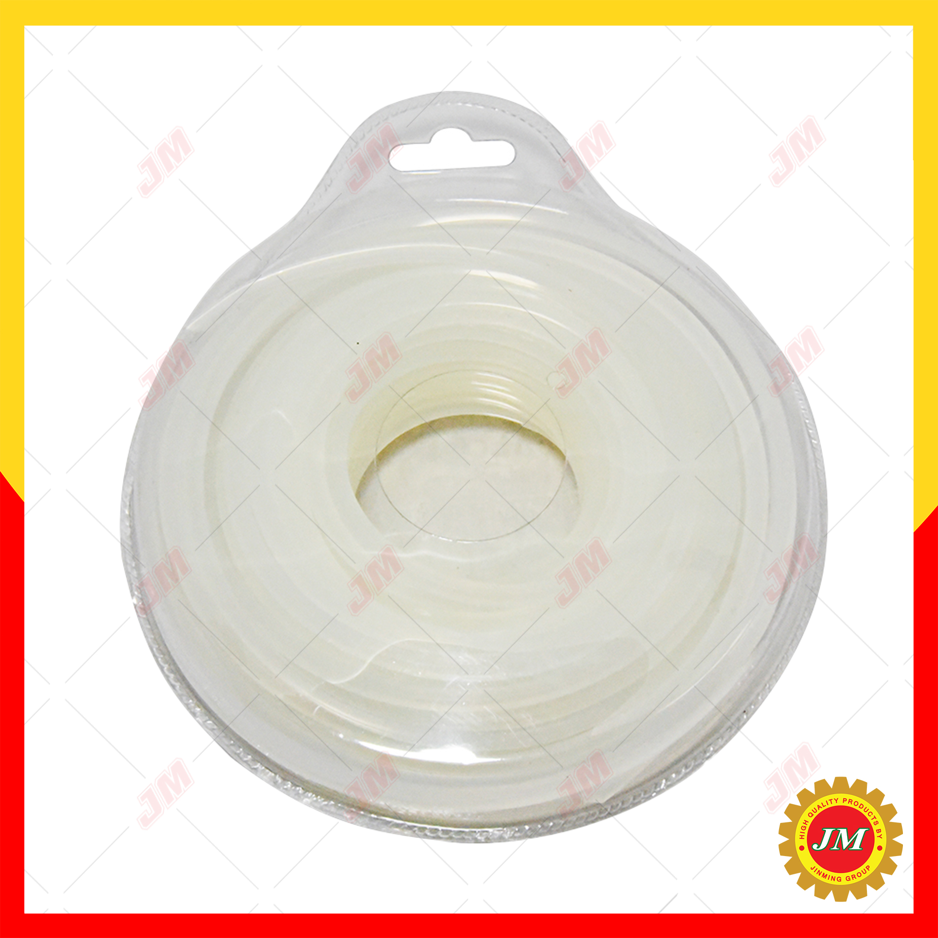 เอ็นตัดหญ้า 40เมตร* Falcon 0.5 ปอนด์ 3.5 มม. กลม/เหลี่ยม เหลือง/ขาว/ส้ม