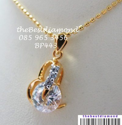 BP443===จี้หัวใจมีแต่เธอ=== น่่ารักสุดๆๆ เพชรวิ๊งๆๆ แบบทันสมัย เปรี้ยว เก๋ น่ารัก ในแบบเดียวกัน