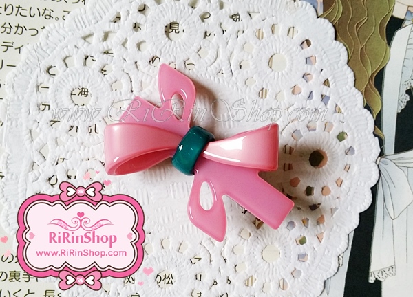 Aznavour กิ๊บปากเป็ดเซลลูโลสโบว์ซ้อน ( Pink )