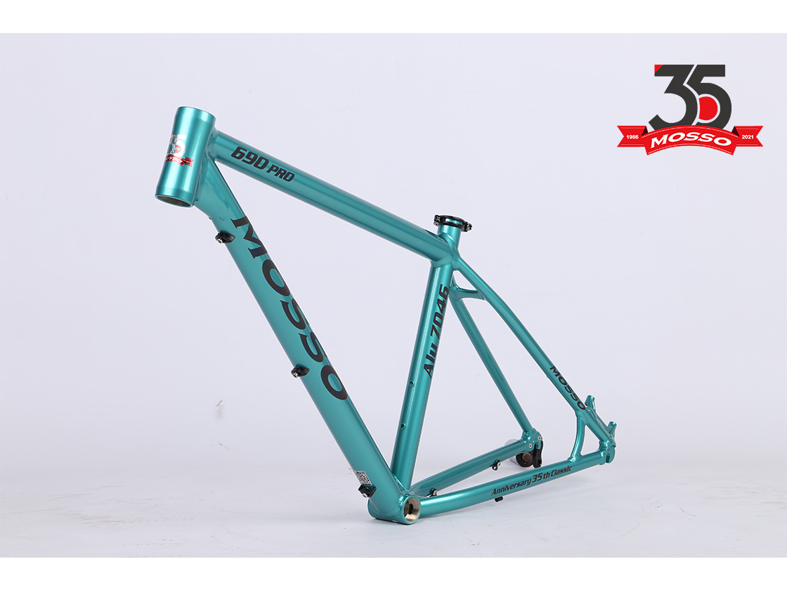 เฟรม MOSSO 690 PRO เฟรมอลูมิเนียมน้ำหนักเบาเพียง 1.26 กก. | 26" และ 27.5" | จักรยานเสือภูเขา XC มืออาชีพ