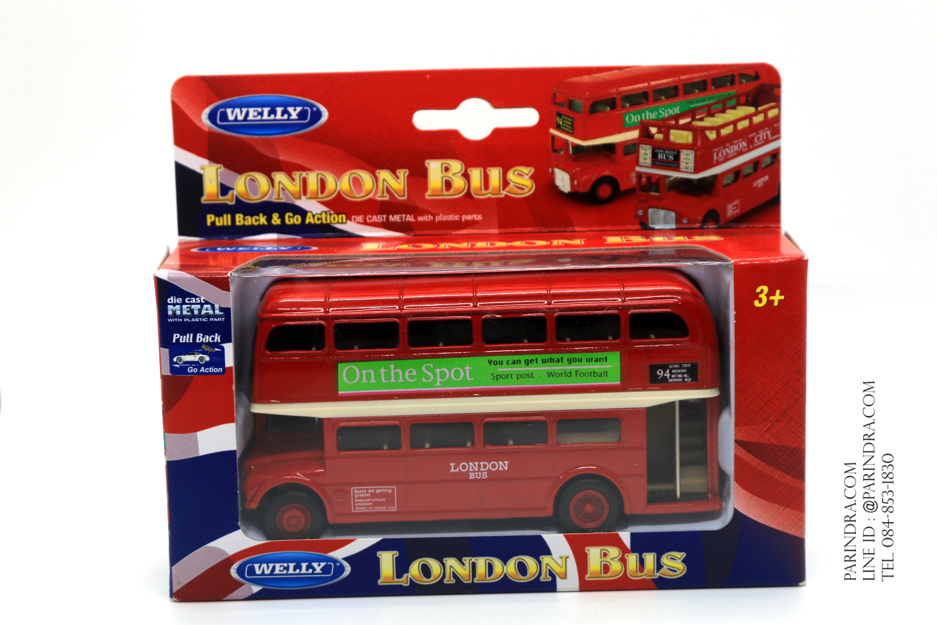 โมเดลรถเหล็ก London Bus รถบัสลอนดอน Die Cast Metal