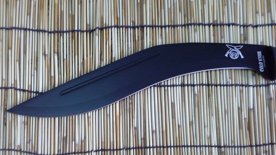 มีดใบตายกรูข่า COLD STEEL ฺBlack Kukri Knife รุ่น COLD STEEL 39LGKT O-1 (OEM)