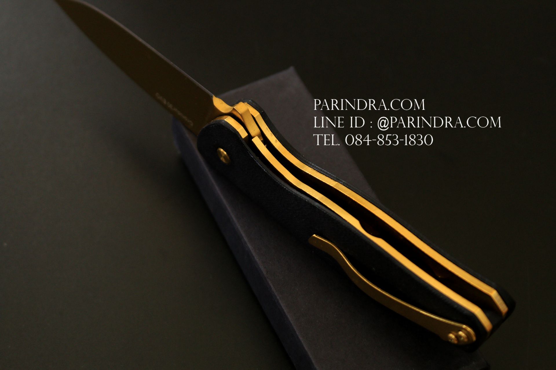 มีดพับ Shirogorov Cronidur 30 EVO สีทองอร่าม (OEM) A+++