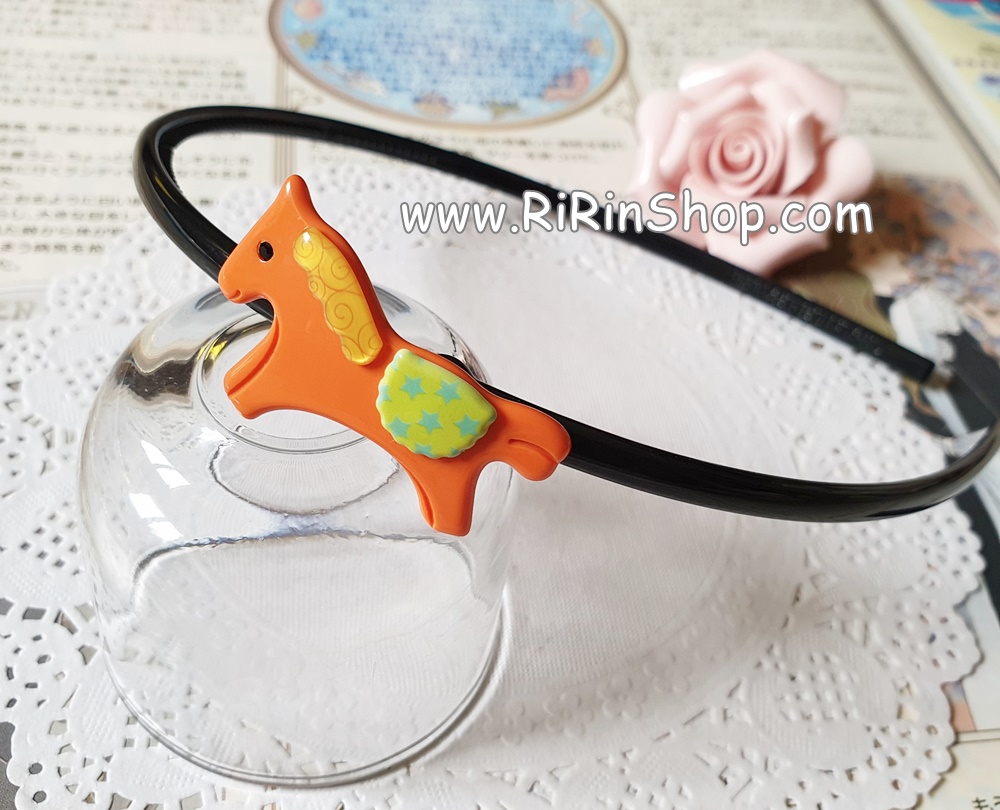 Aznavour ที่คาดผมเซลลูโลสม้าน้อย (Orange)