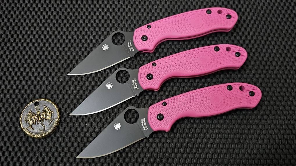 Spyderco Para 3 Lightweight Compression Lock Pink FRN