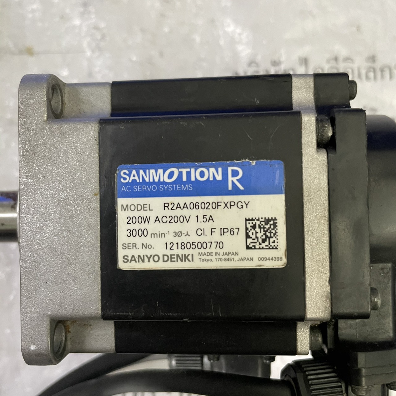 R2AA06020FXPGY SERVO MOTOR " SANYO DENKI "