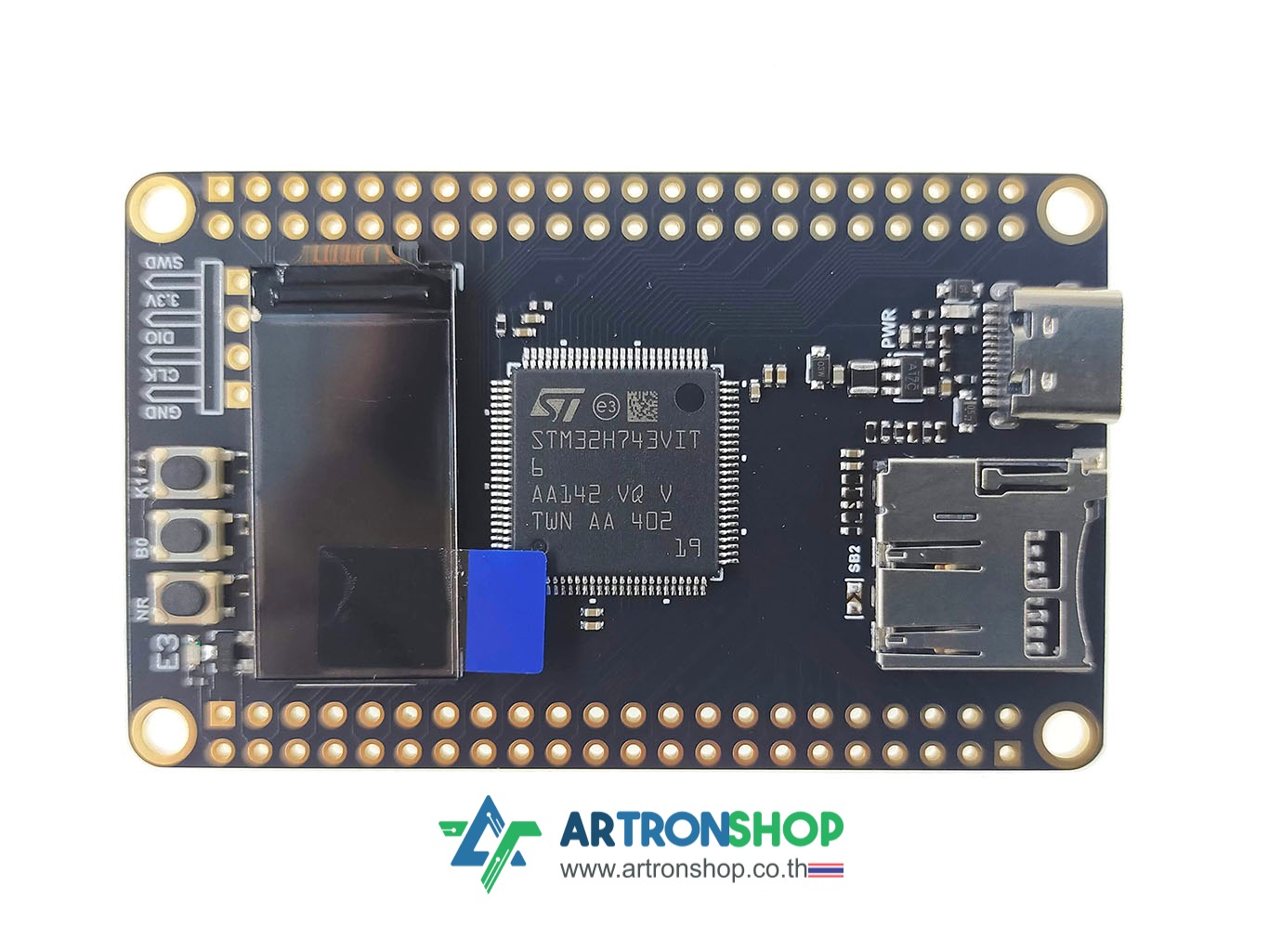 STM32H743VIT6 บอร์ดพัฒนา STM32H743 Arm Cortex-M7 480 MHz