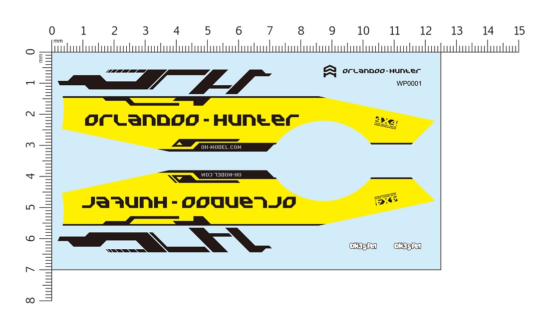 DECAL OH35P01 (YELLOW) WP0001